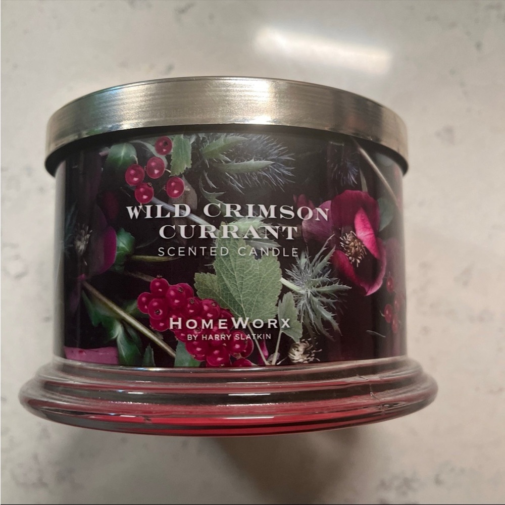 Discontinued Wild Crimson Currant Candle Homeworx Candle
